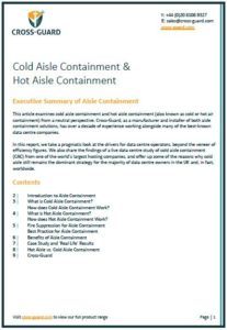 Aisle Containment – Report