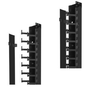 HD Vertical Cable Manager closeup