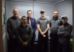 Our first aiders in the new first aid room