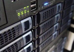 computer server in data centre